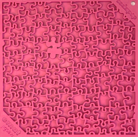 Jigsaw Design Enrichment Lick Mat Pink